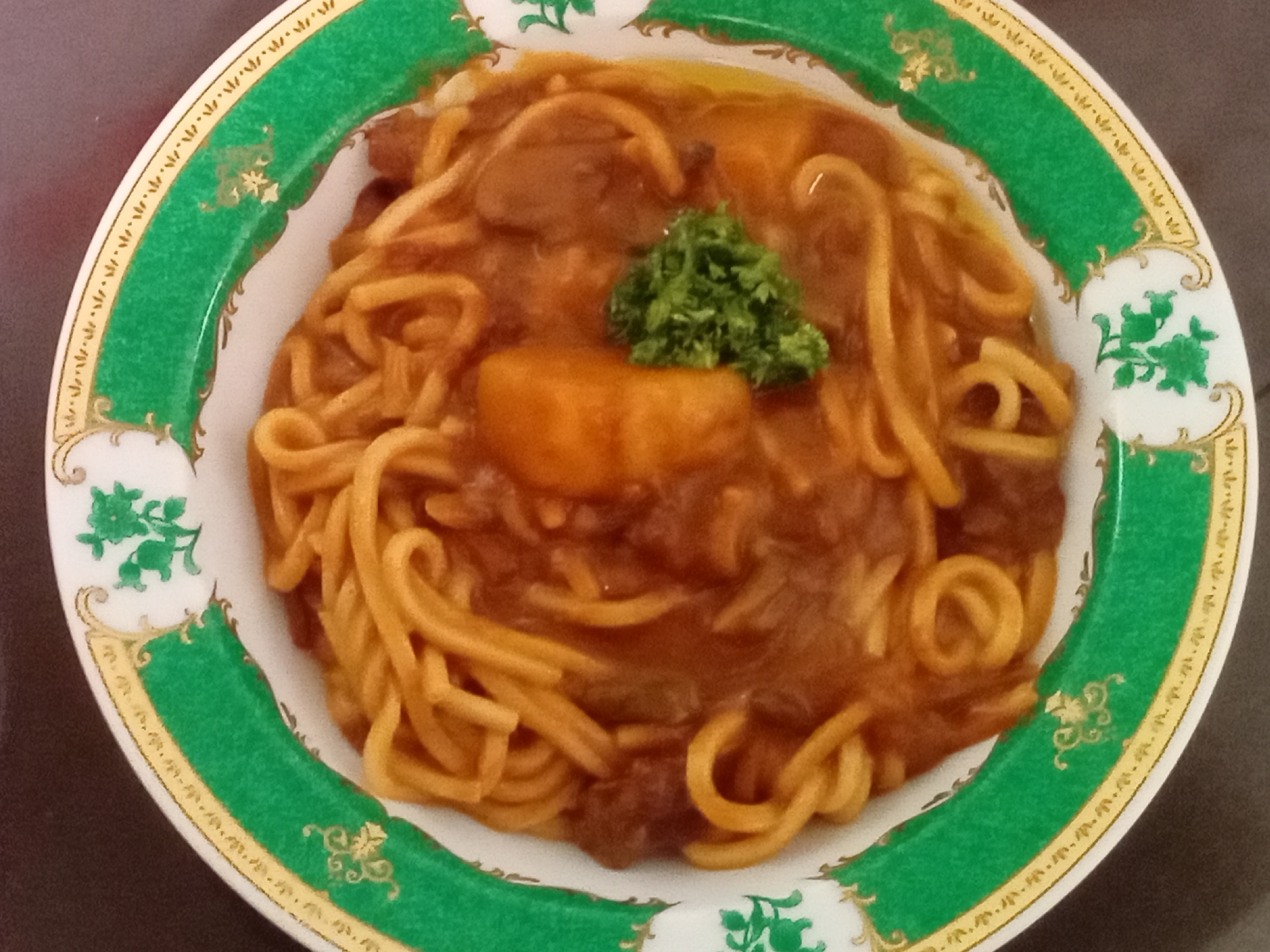 翌日のカレーうどん☆