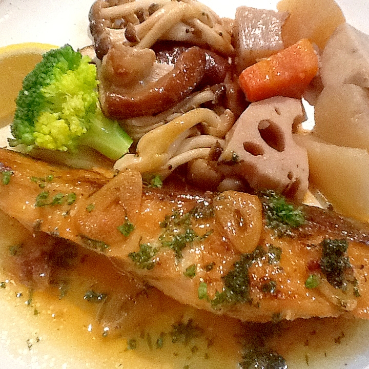 簡単でおいしい 生鮭のガーリックバターソース レシピ 作り方 By U Smyles 楽天レシピ