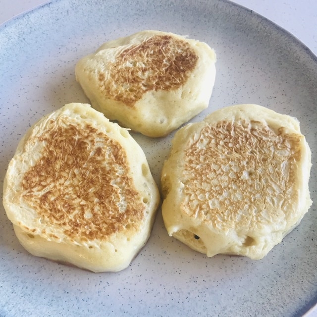 ふわふわパンケーキマフィン★夫が作る朝ごはん