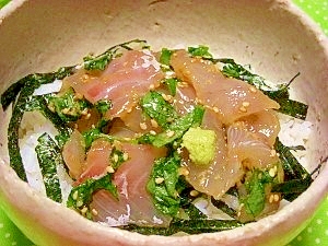 お刺身が残ったら 白身魚のずけ丼 レシピ 作り方 By ブルーボリジ 楽天レシピ お刺身が残ったら 白身魚のずけ丼 レシピ 作り方 By ブルーボリジ 楽天レシピ