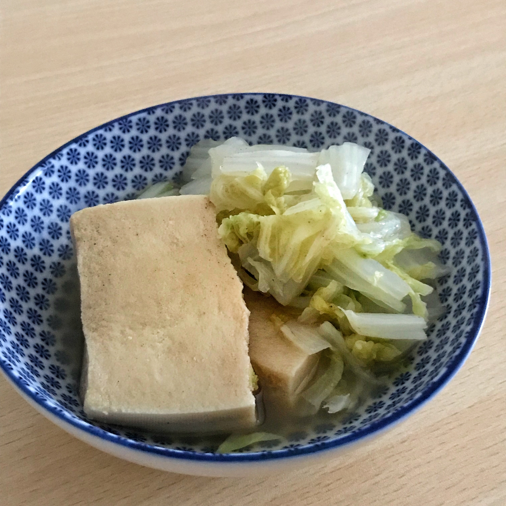 高野豆腐と白菜のさっと煮