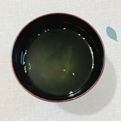◆超簡単 お鍋無しで すぐできる わかめスープ