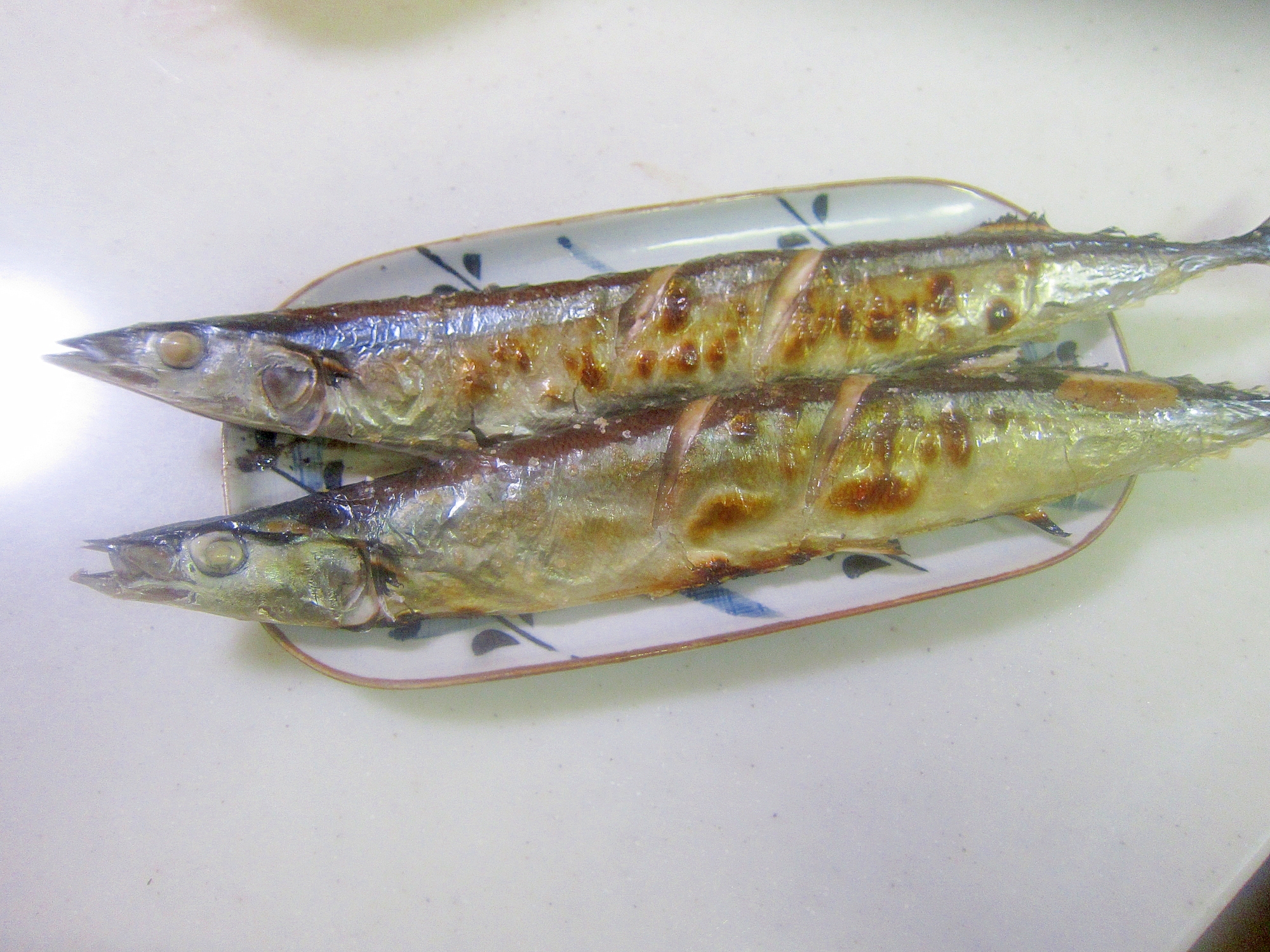 秋刀魚の味醂塩焼きグリル