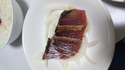 今日のサラダ！！カツオのタタキDeサラダ
