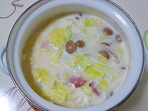 食べる豆乳パスタスープ＋＋