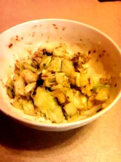 簡単すぎ…ｷｬﾍﾞﾂの佃煮和え