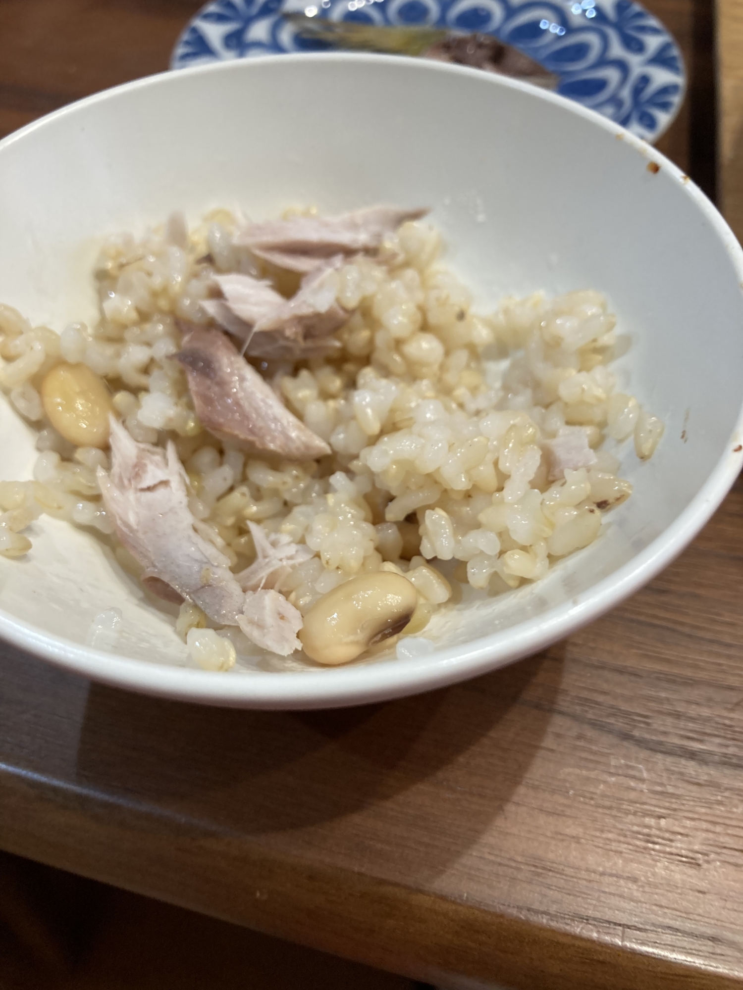 鶏肉と大豆の炊き込みご飯