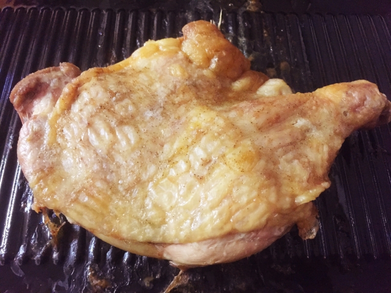 チキンレッグの塩胡椒グリル