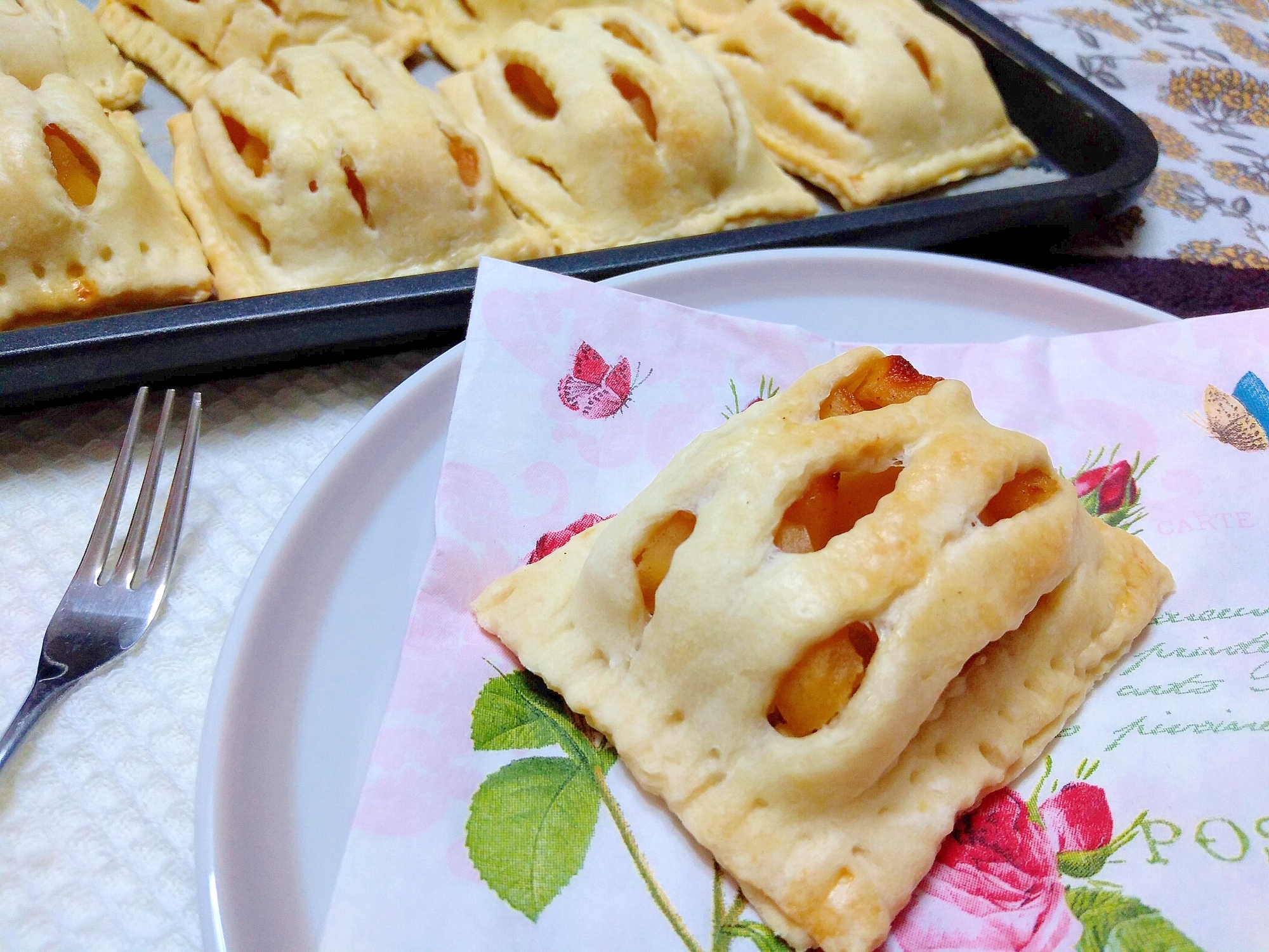 バター不使用 簡単手づくりパイ生地 アップルパイ レシピ 作り方 By Honocafe 楽天レシピ バター不使用 簡単手づくりパイ生地 アップルパイ レシピ 作り方 By Honocafe 楽天レシピ