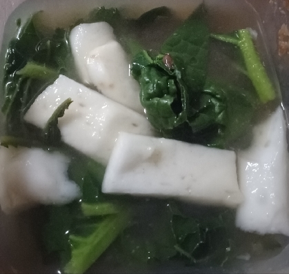 はんぺんと小松菜De味噌汁〜毎日味噌汁〜