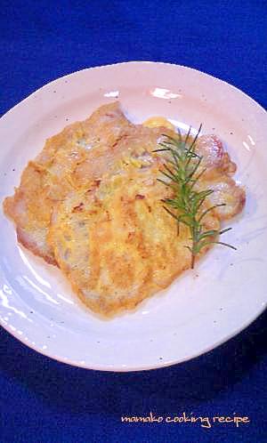 小麦粉 片栗粉の簡単なまぶし方で ポーク ピカタ レシピ 作り方 By Fuu Tann 楽天レシピ