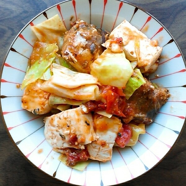 キャベツとサバ缶と豆腐のトマト煮 レシピ 作り方 By のん786 楽天レシピ キャベツとサバ缶と豆腐のトマト煮 レシピ 作り方 By のん786 楽天レシピ