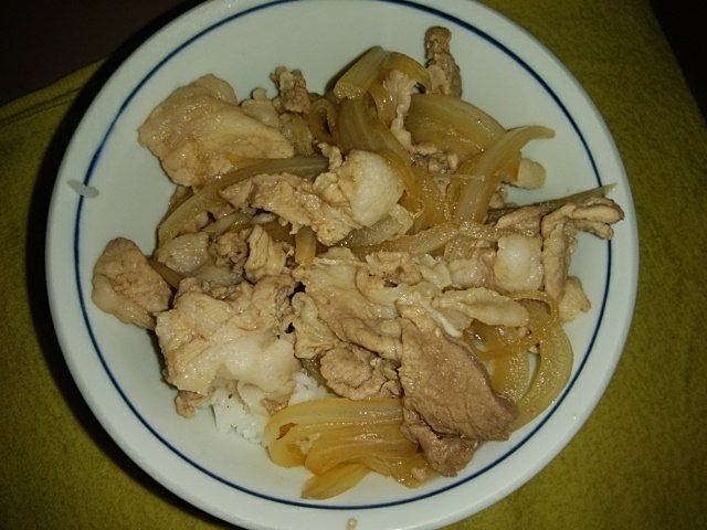 豚丼(牛丼屋風)