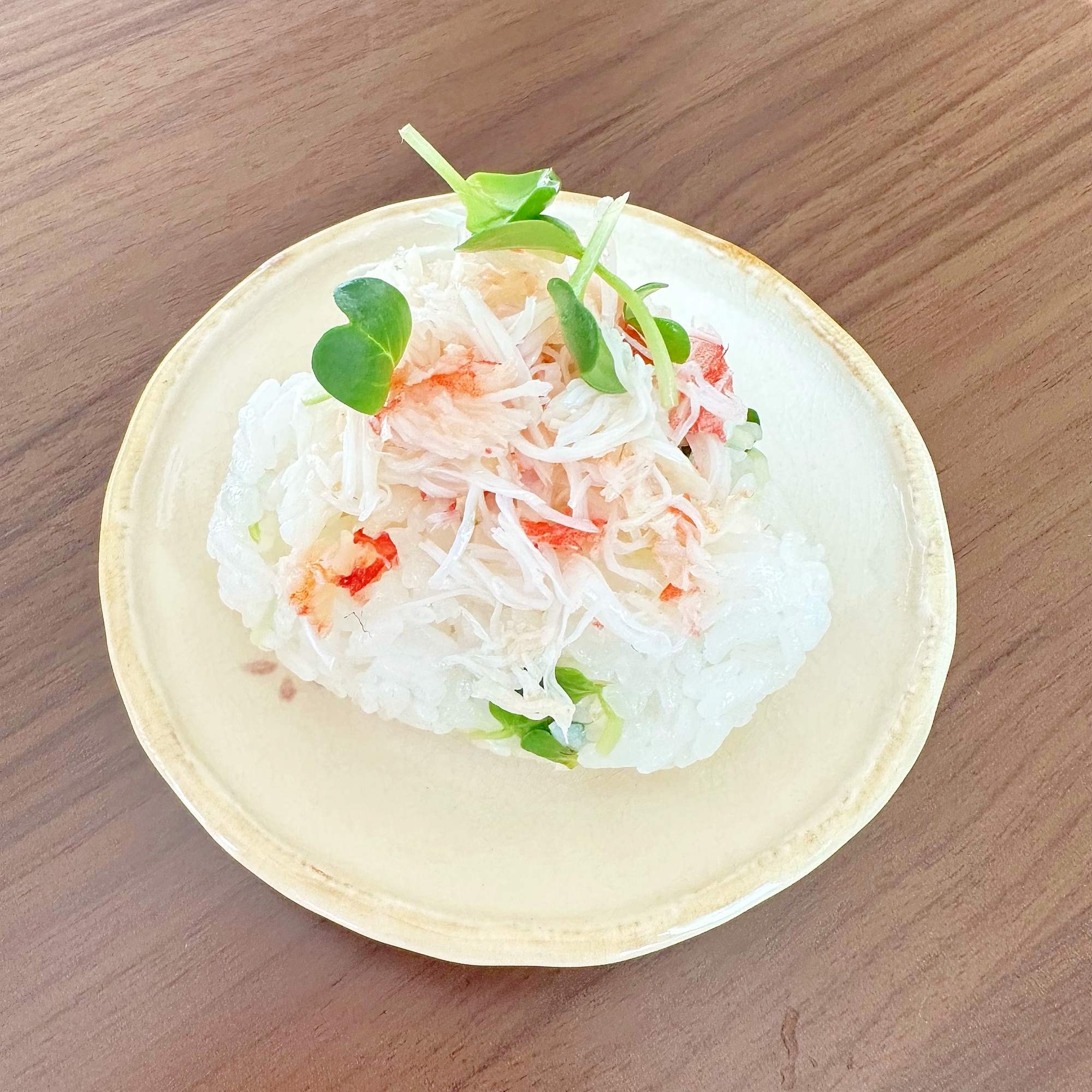 ちょっと贅沢☆カニおにぎり✲*｡
