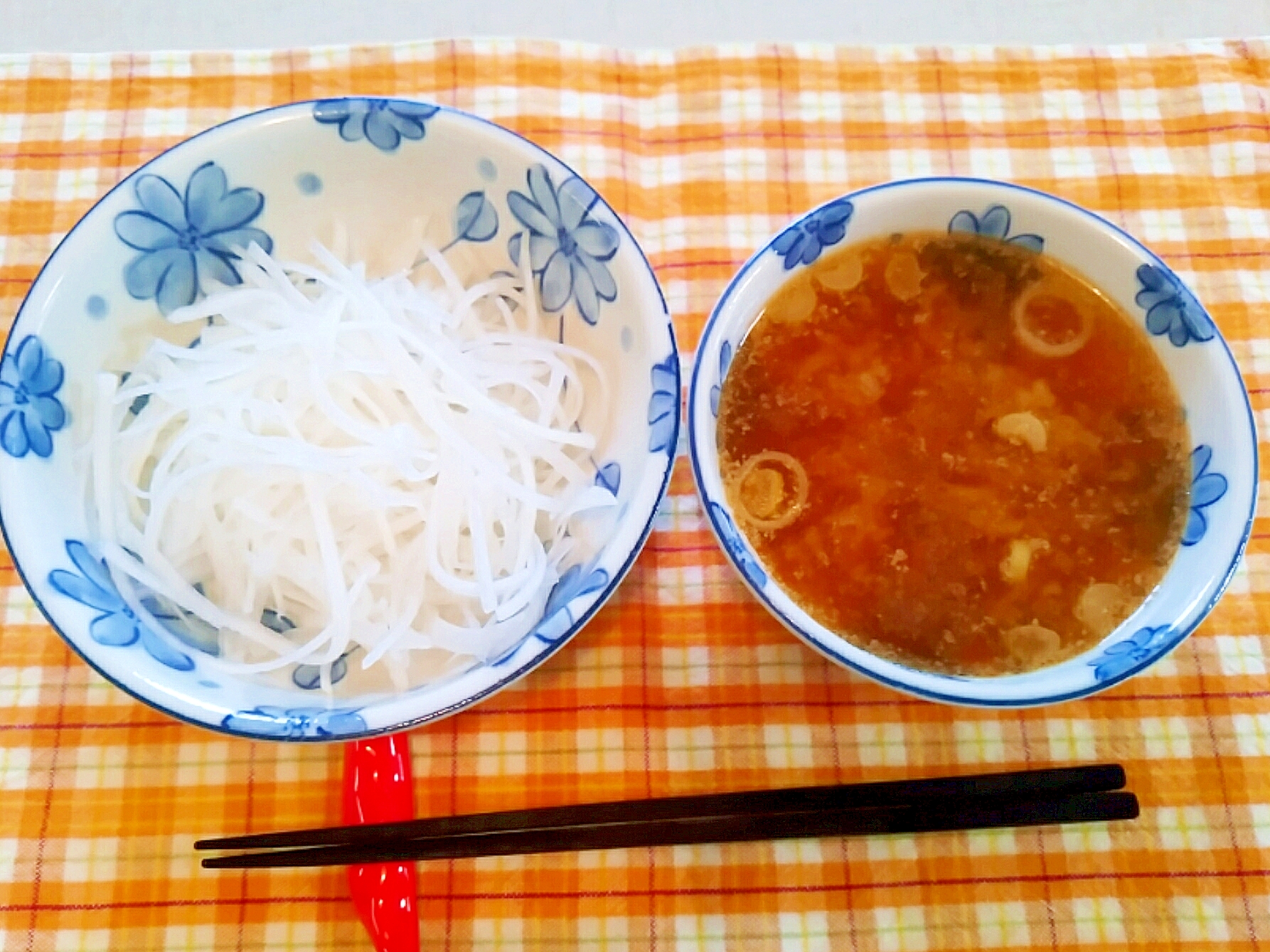 ダイエットに☆大根のつけ麺風