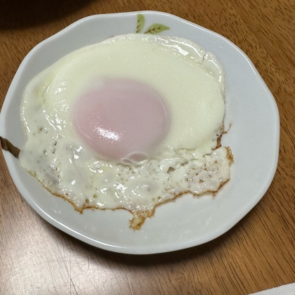 半熟目玉焼きをキレイに作る方法(*^^*)