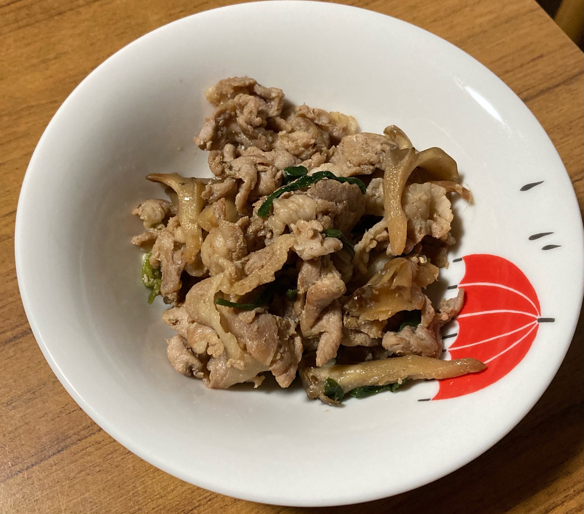 【下味保存OK】豚肉と舞茸の生姜焼き