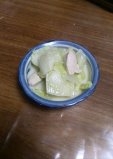 白菜の豆乳煮