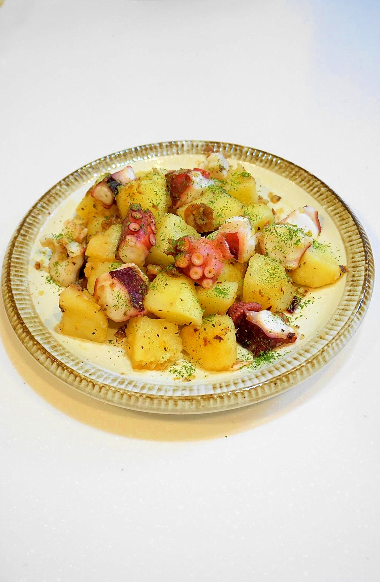 2. たことじゃがいものアンチョビ炒め