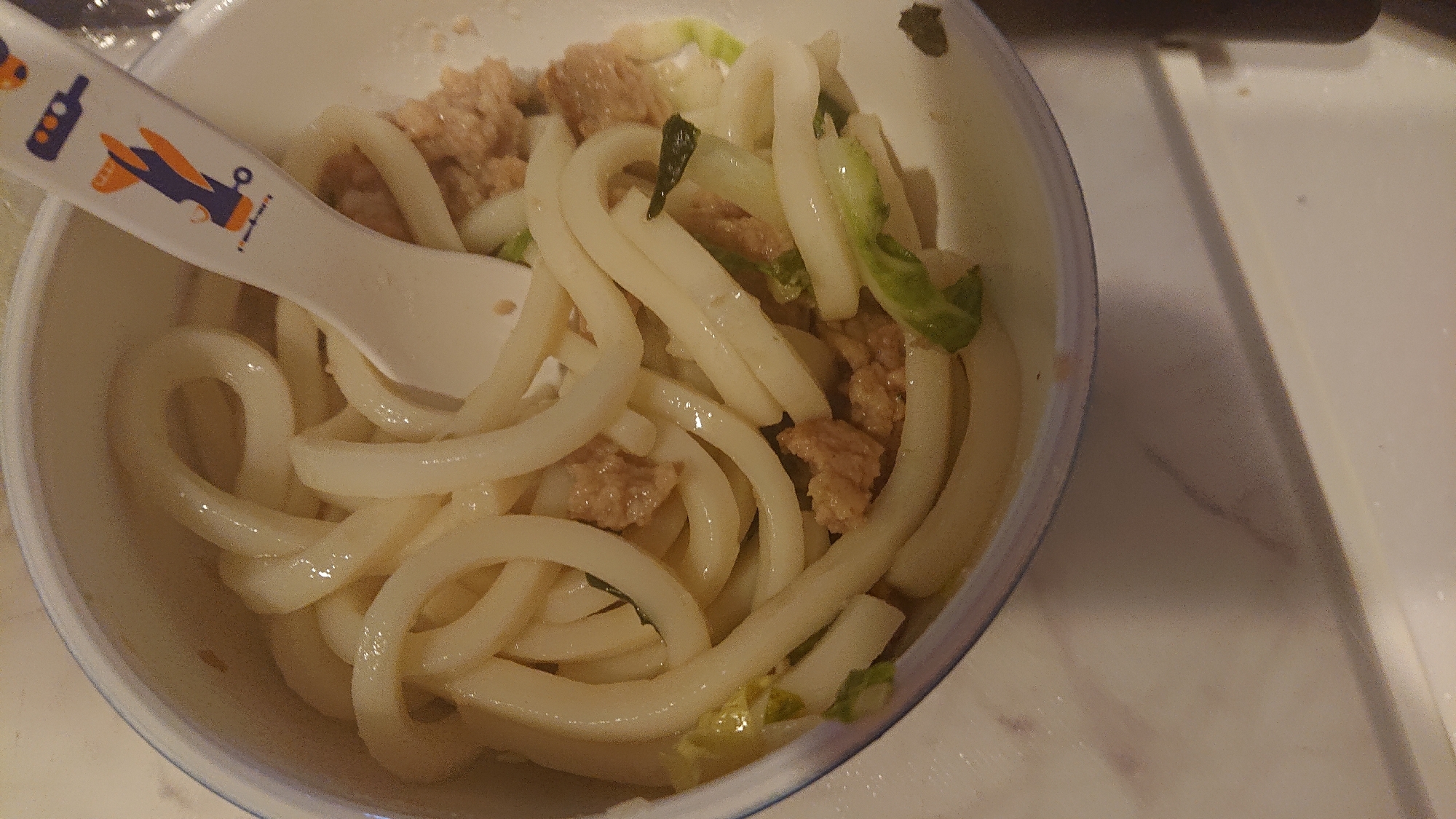 子供用白菜うどん