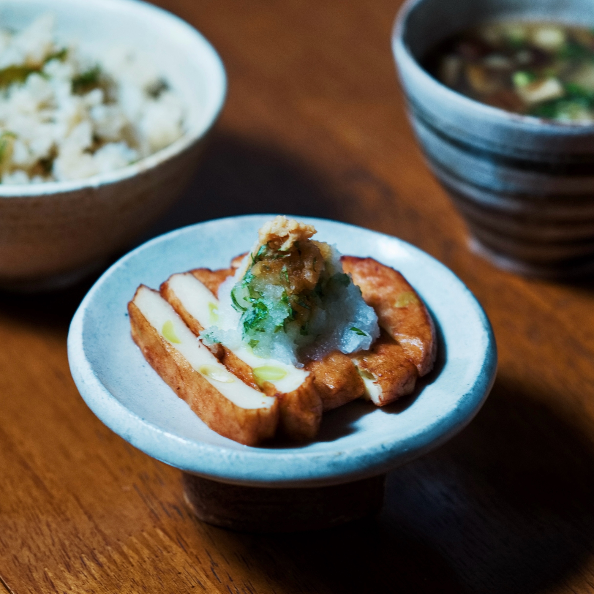 居酒屋のお通し風！さつま揚げの大根おろし添え