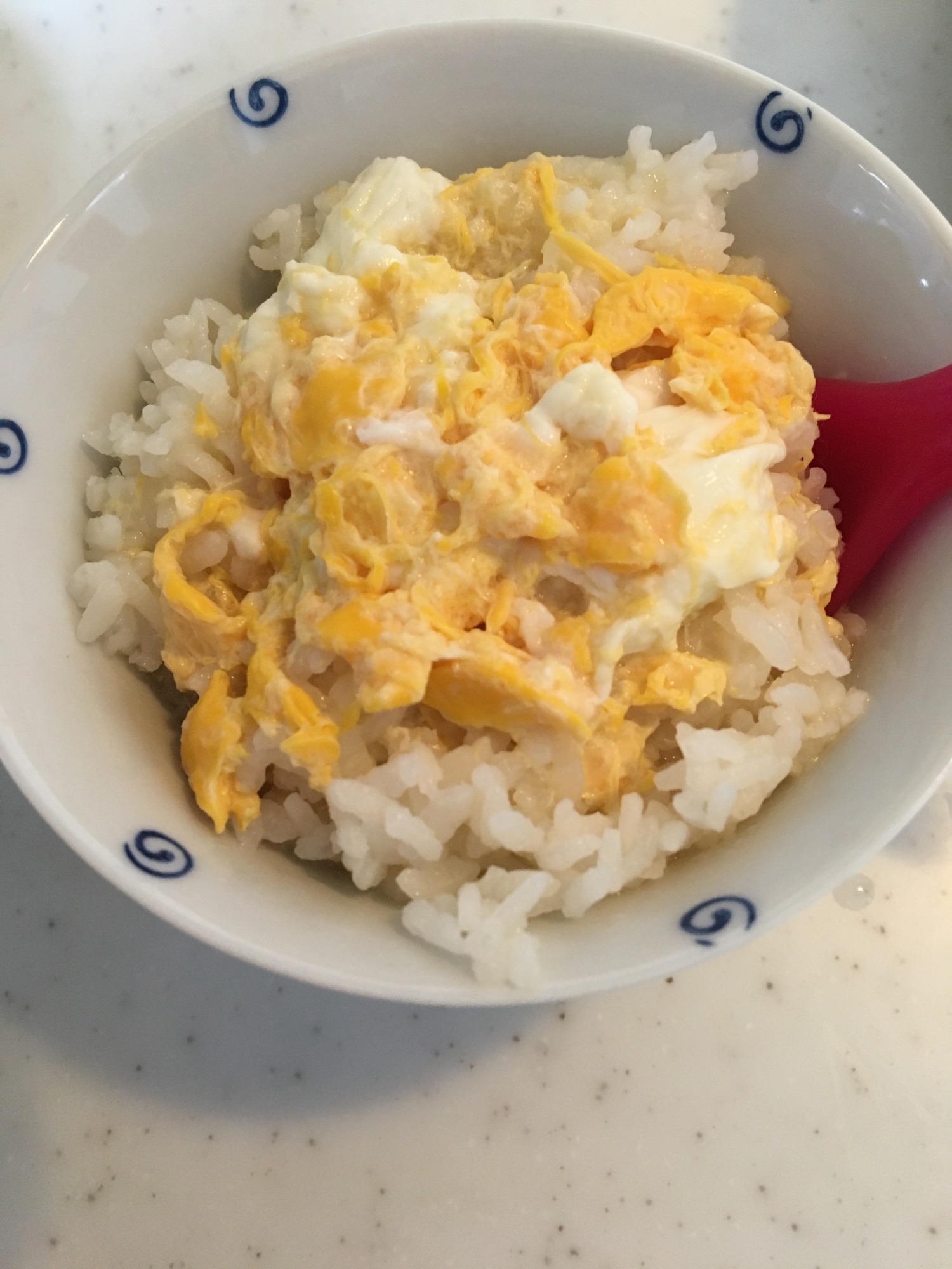 幼児と一緒╰(*´︶`*)╯玉子丼☆