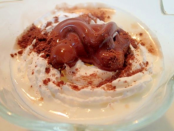 ナタデココ入り チョコホイップヨーグルト レシピ 作り方 By ぷ みぃまま 楽天レシピ