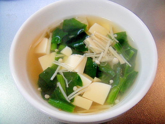 豆腐とほうれん草の和風スープ レシピ 作り方 By Mint74 楽天レシピ