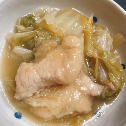 鶏むね肉と白菜のトロトロ中華煮♪