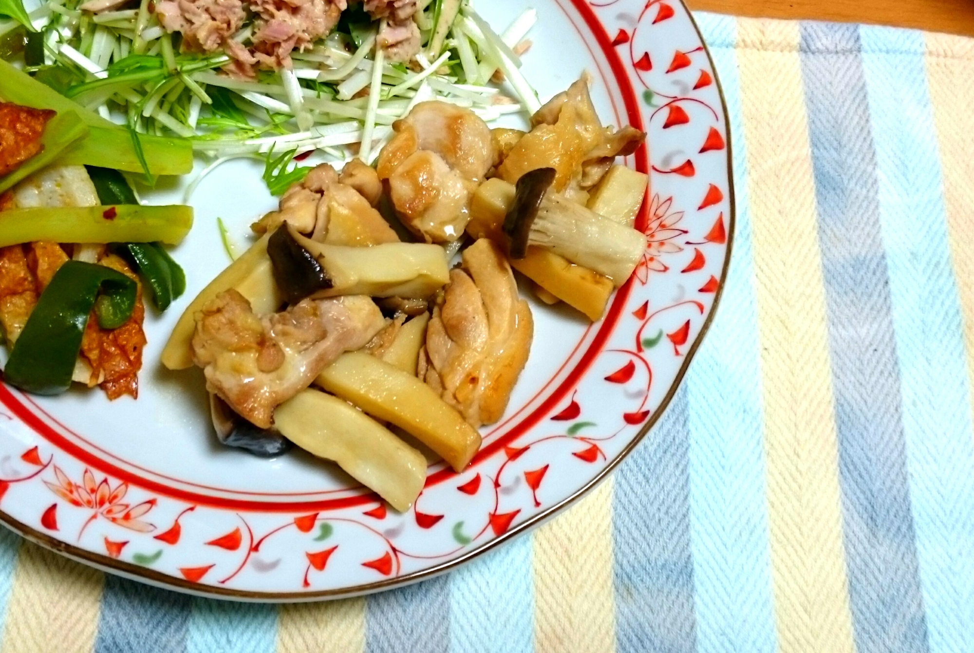 ぷりぷり鶏肉のゆず胡椒炒め