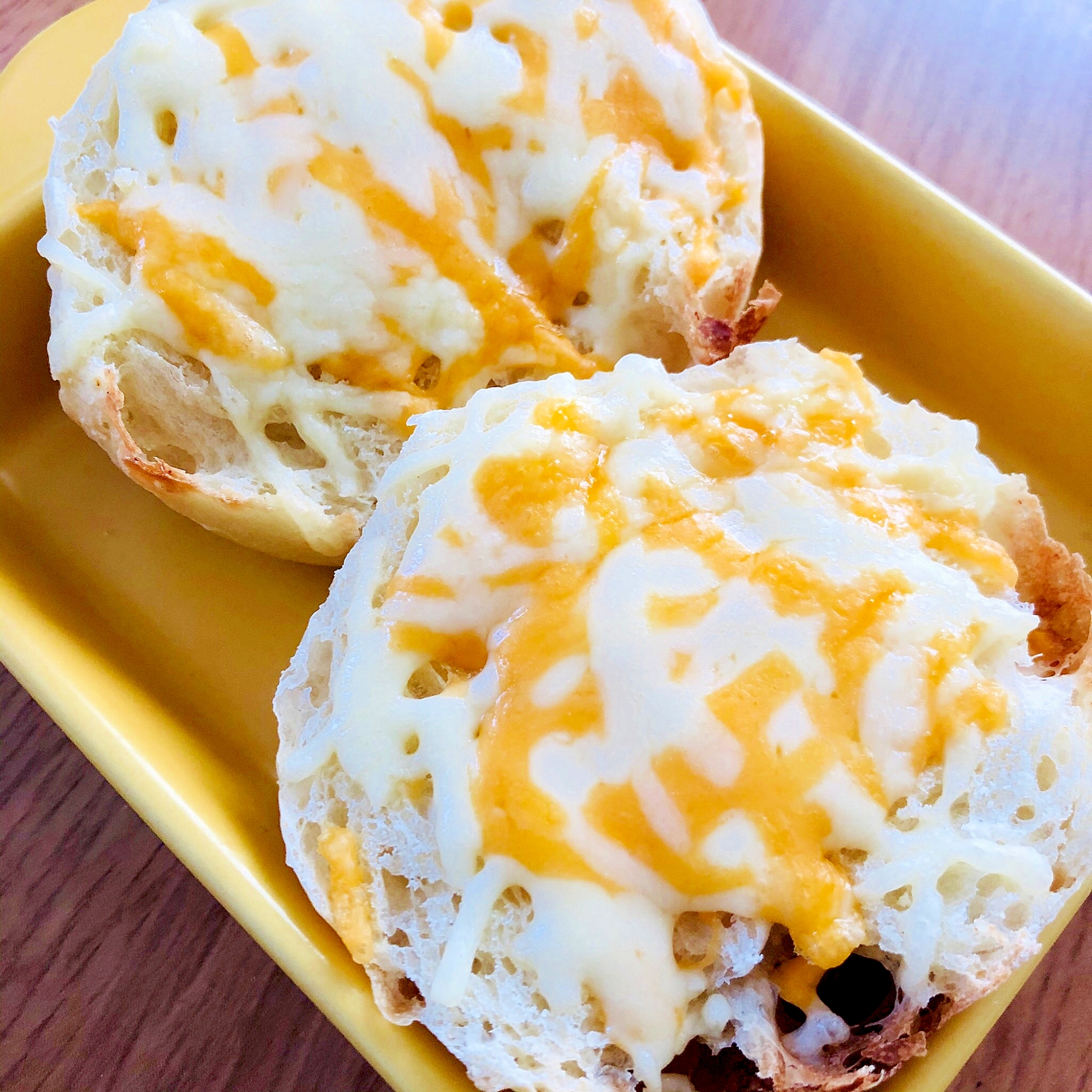 生姜バターのチーズトースト