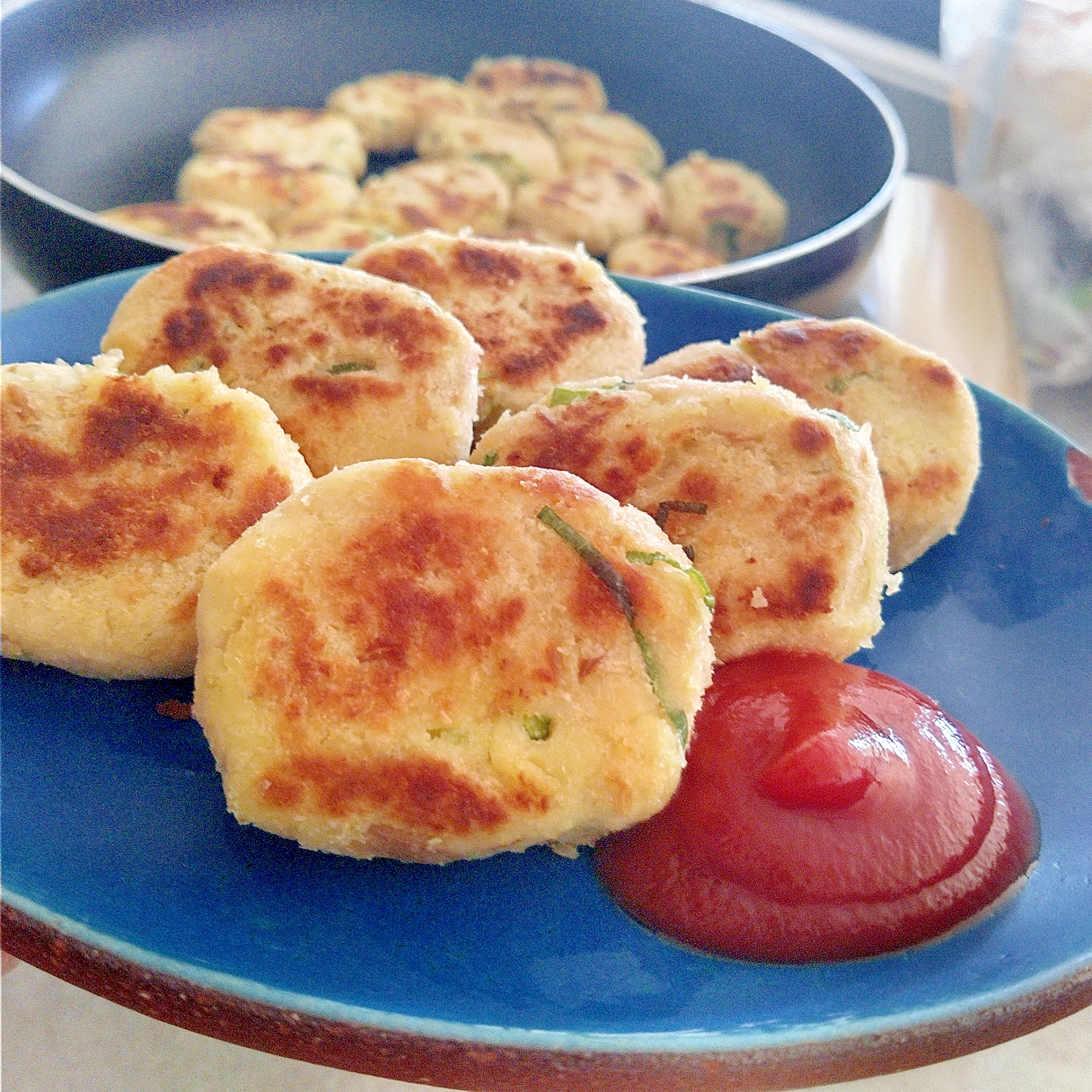 おからとツナの焼きナゲット