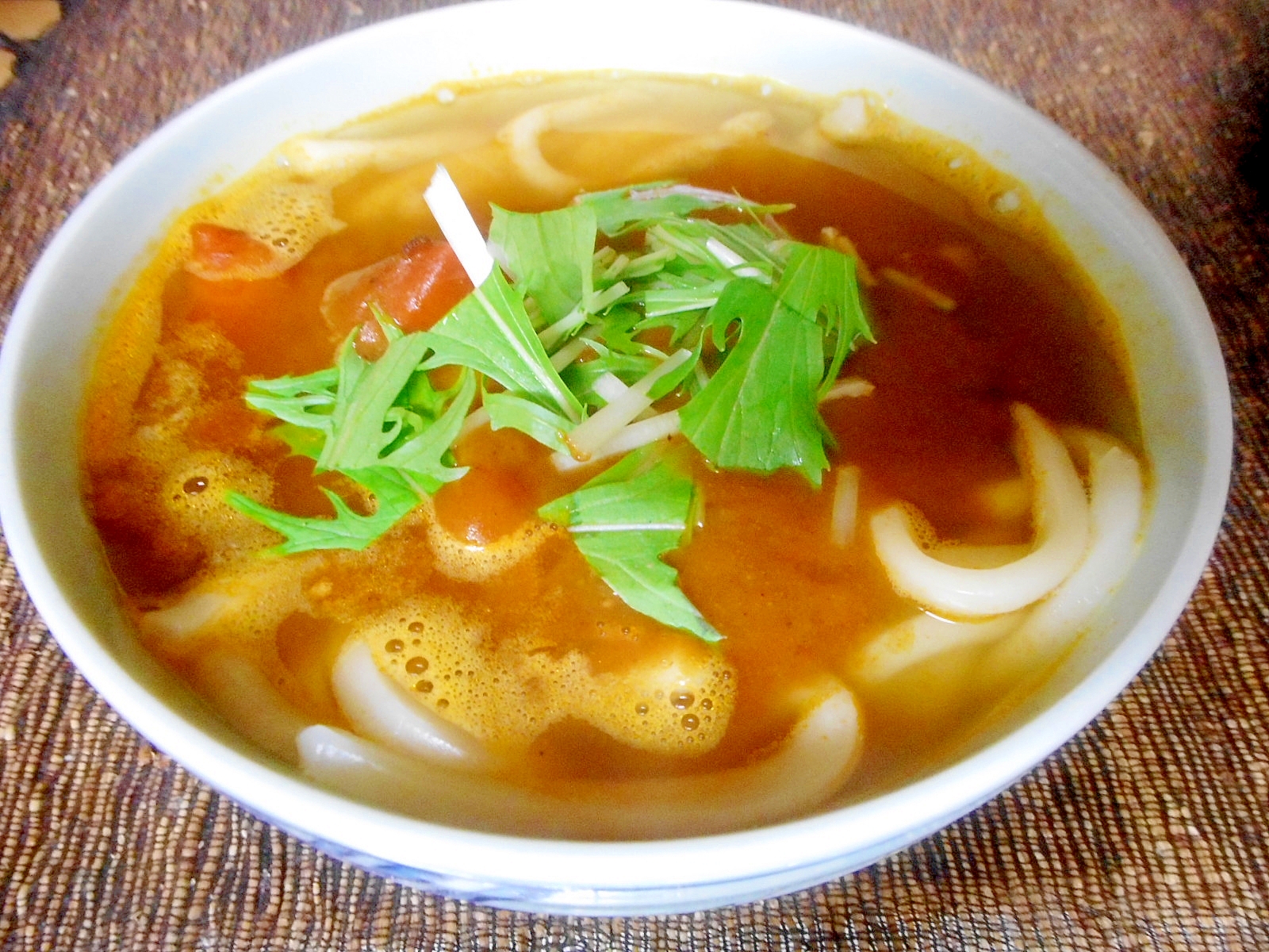 レトルトカレーで簡単カレーうどん