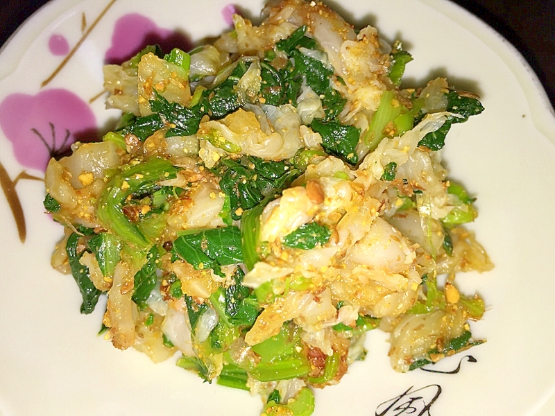 ローストアマニ和え