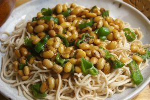 にんにく大豆の焼きうどん