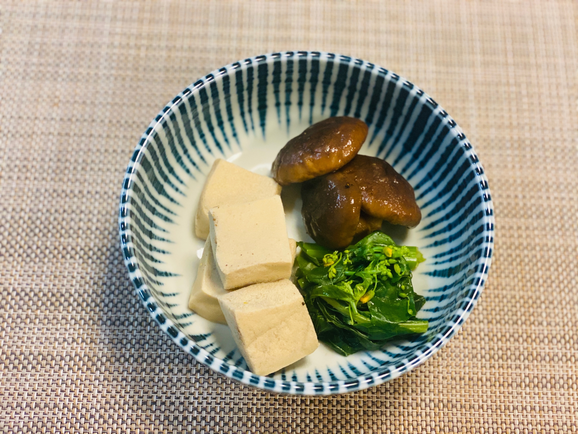 【血糖値コントロール】高野豆腐と椎茸の含め煮