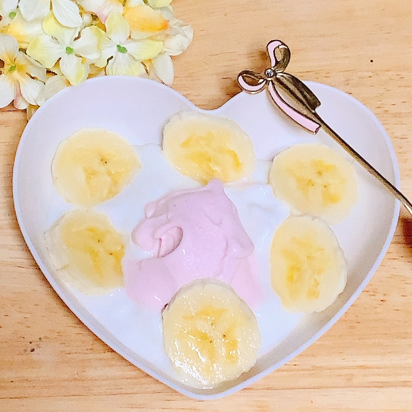 好きなアイスバナナ♪ヨーグルト♡