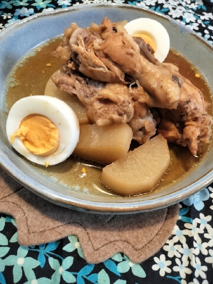 鶏肉と大根の甘辛煮