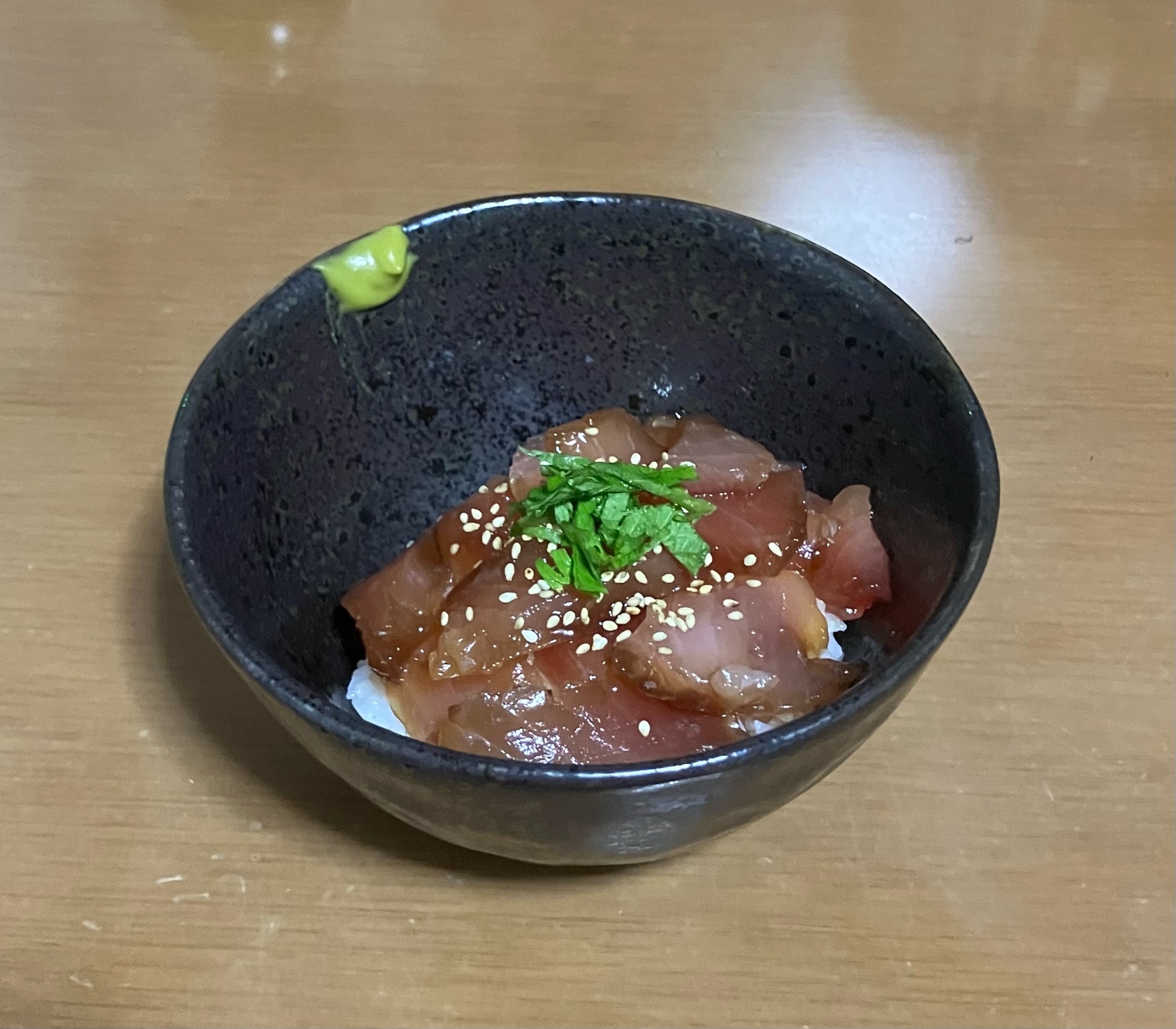 簡単☆ビンチョウマグロの漬け丼