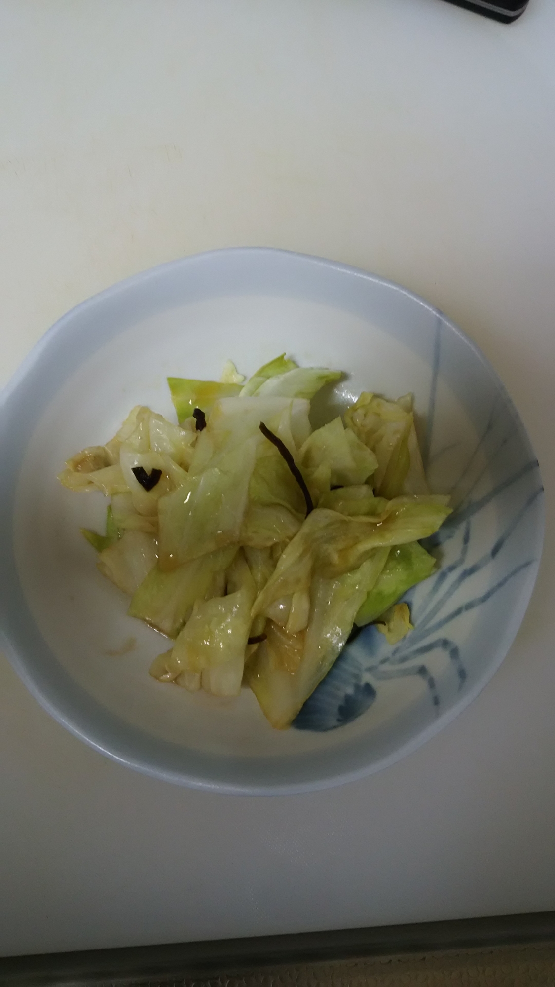 簡単蒸しキャベツ