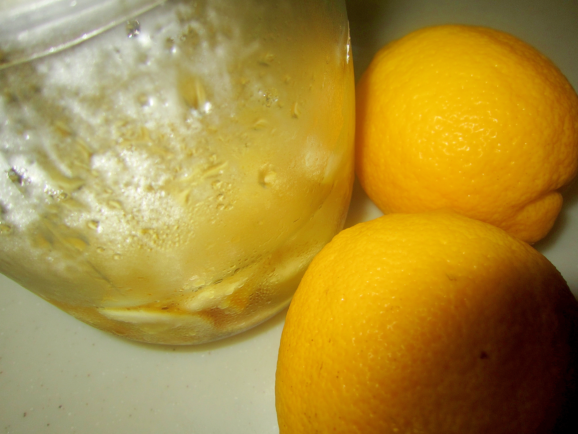 氷砂糖と檸檬シロップ