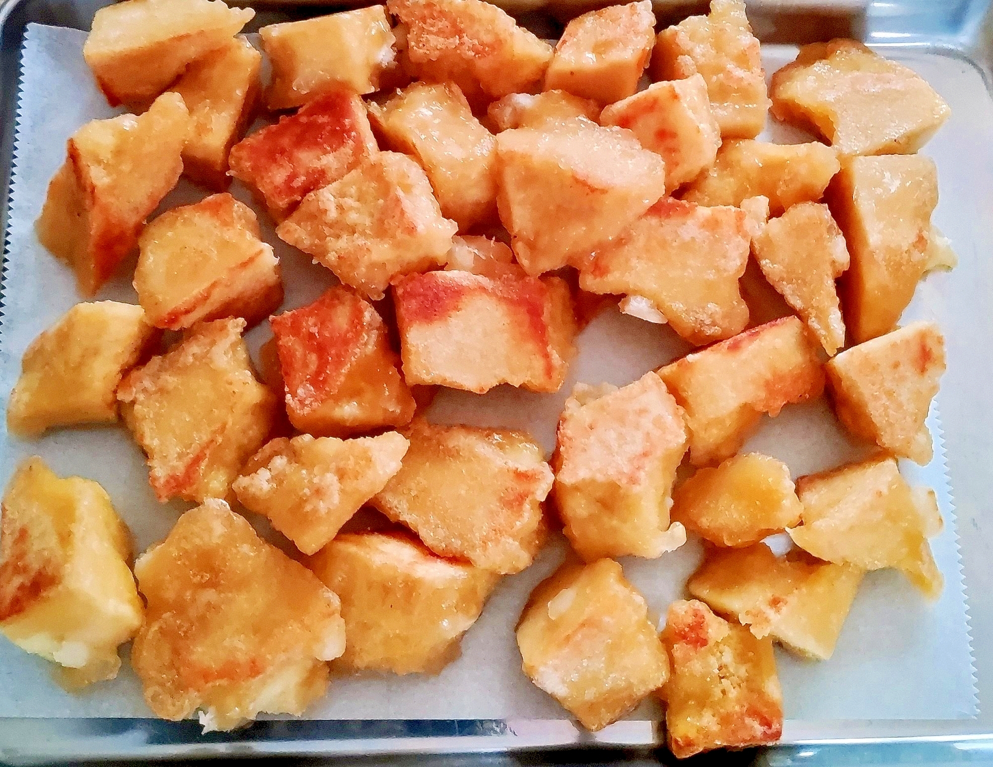 フライパンDe簡単☆揚げ焼き高野豆腐