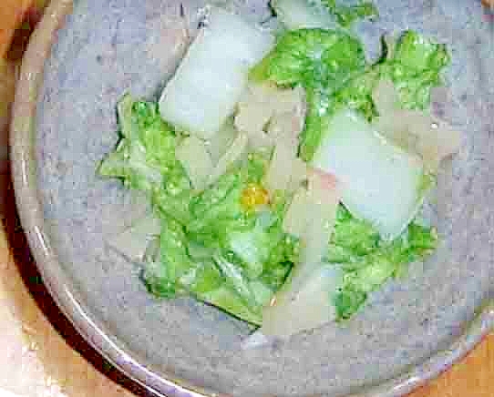 白菜と大根の醤油麹漬け