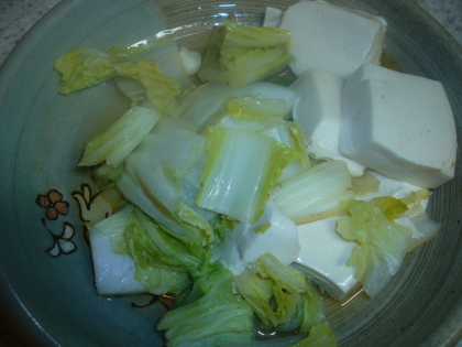 白菜が余ってたので作ってみました。美味しいですね～