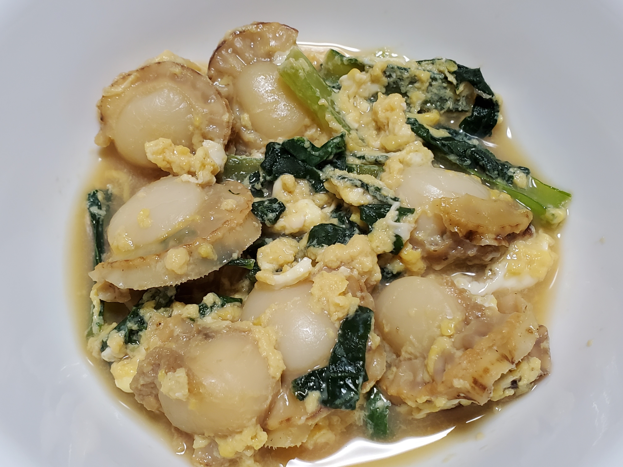 ホタテと小松菜の卵とじ レシピ 作り方 By 文学トラベラー 楽天レシピ ホタテと小松菜の卵とじ レシピ 作り方 By 文学トラベラー 楽天レシピ