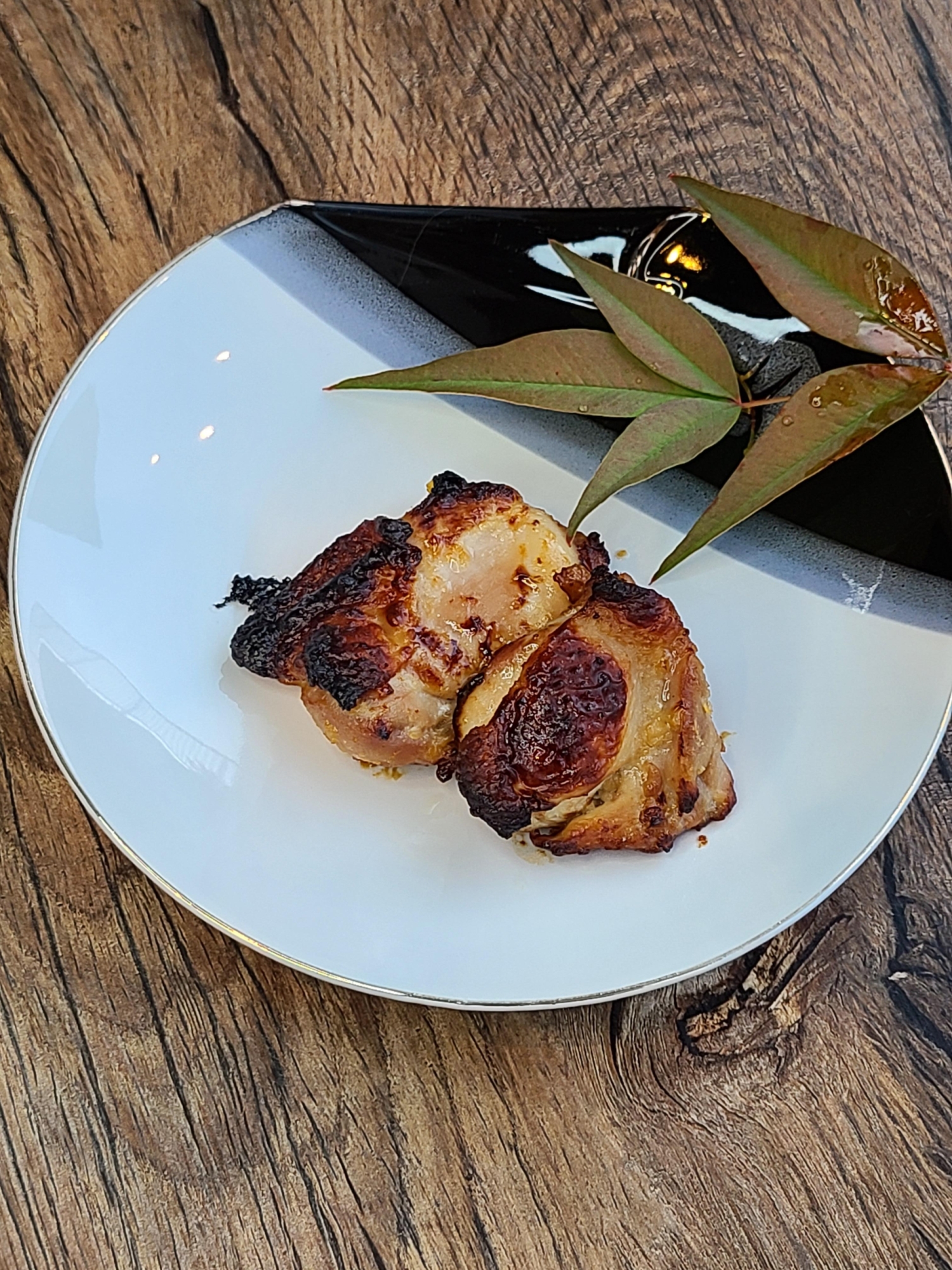 鶏ももの柚子みそ焼き