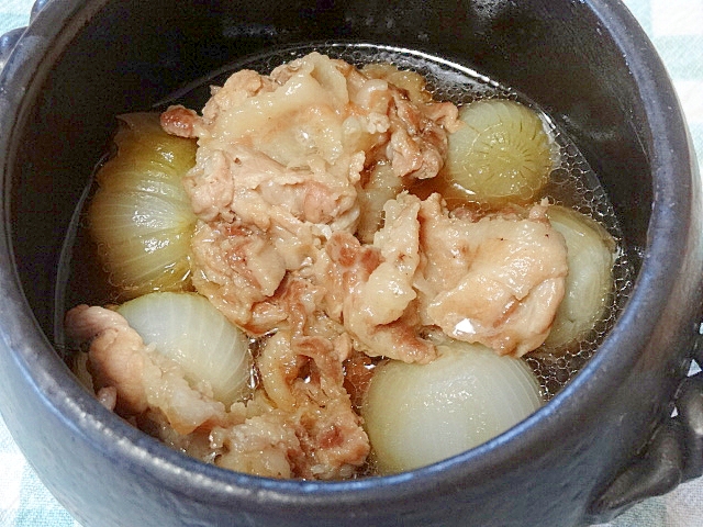 うちのおかず「土鍋で肉玉」