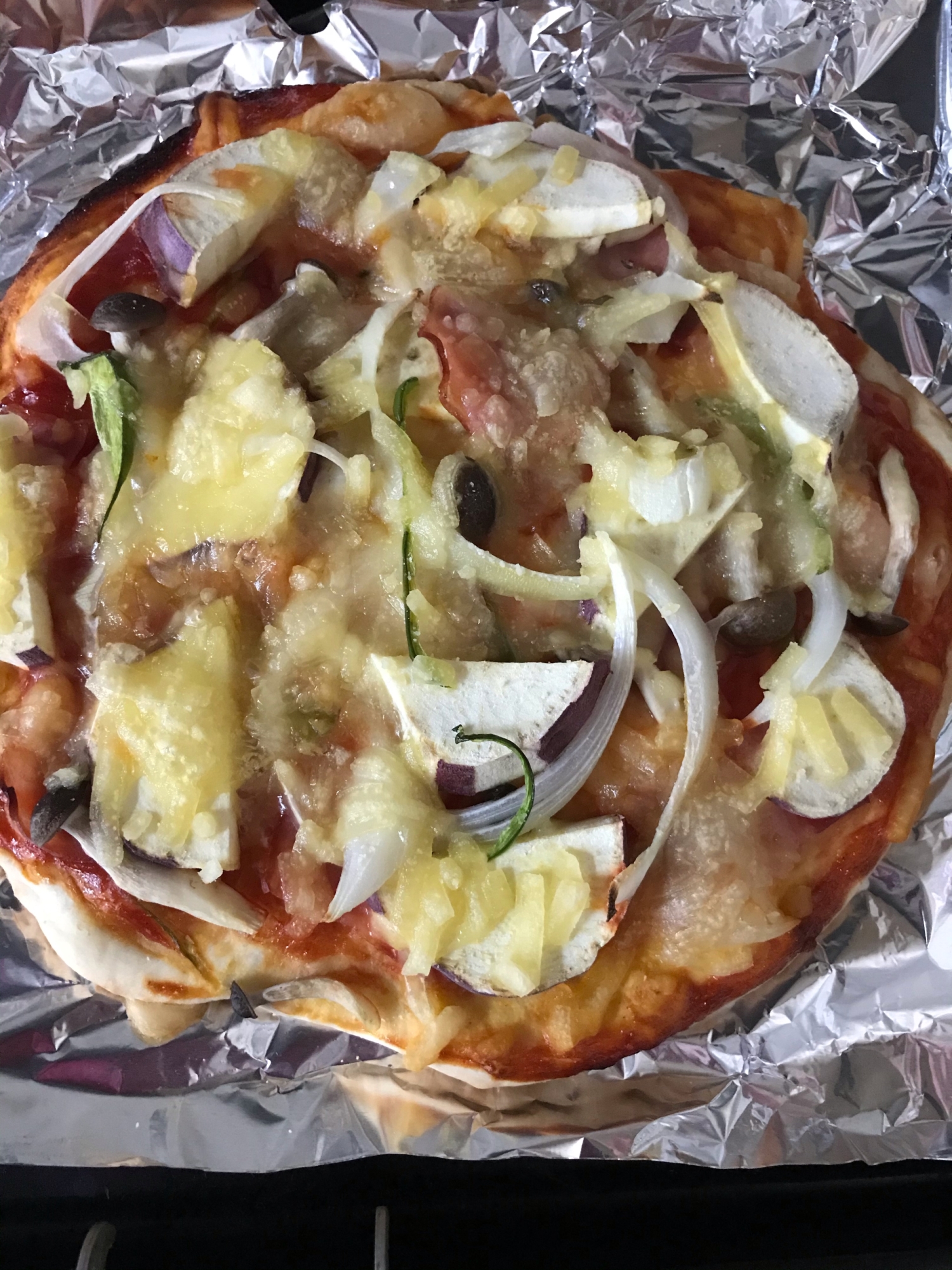 発酵なし簡単ピザ