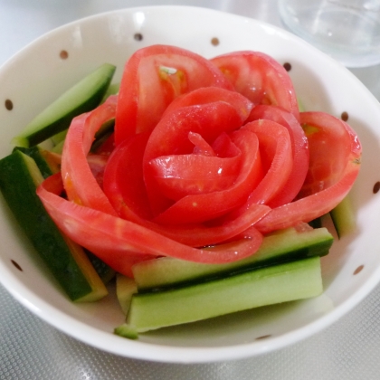 旬のトマト、たくさん作って食べてレポします☆