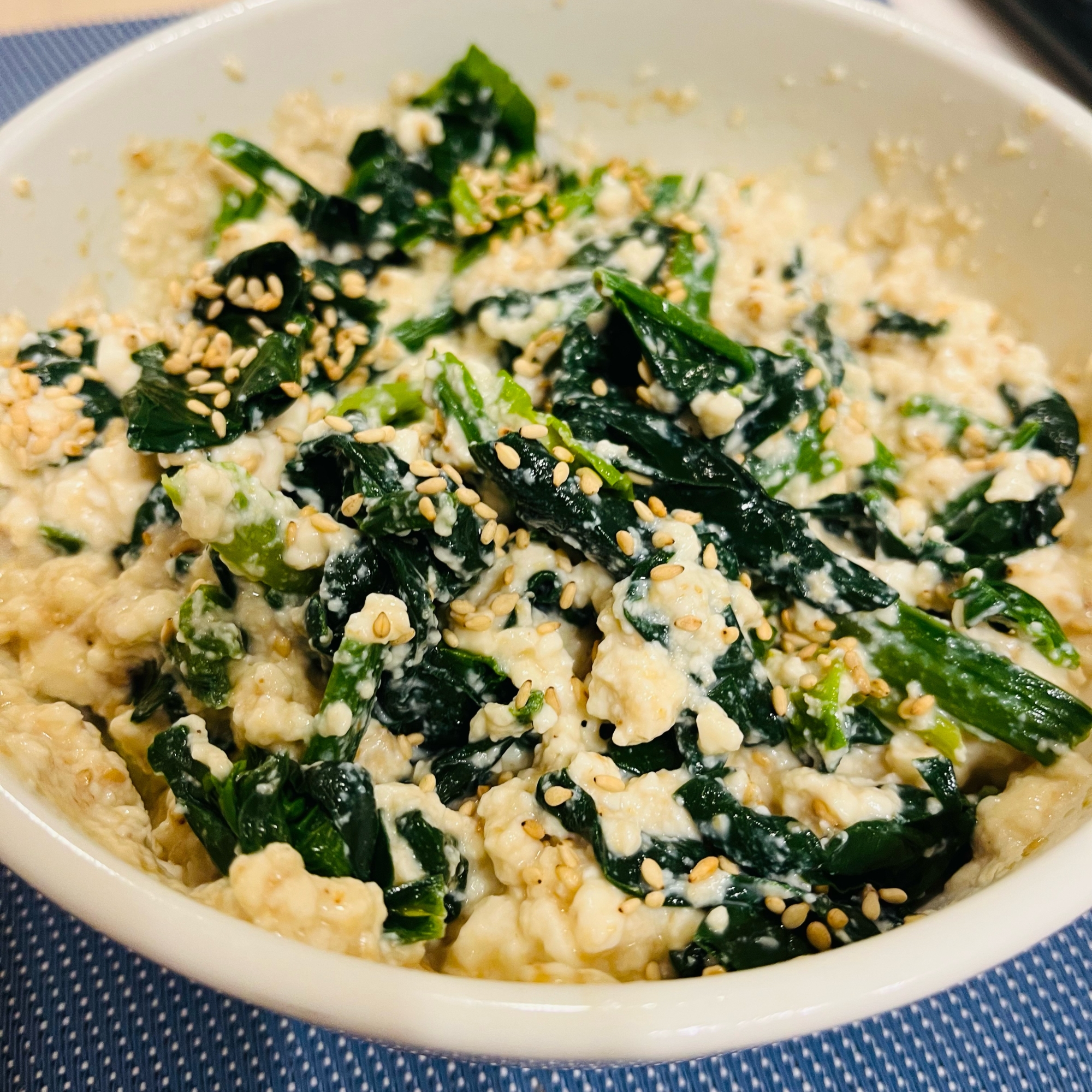 ★ほうれん草★ごま風味が美味しい白あえ